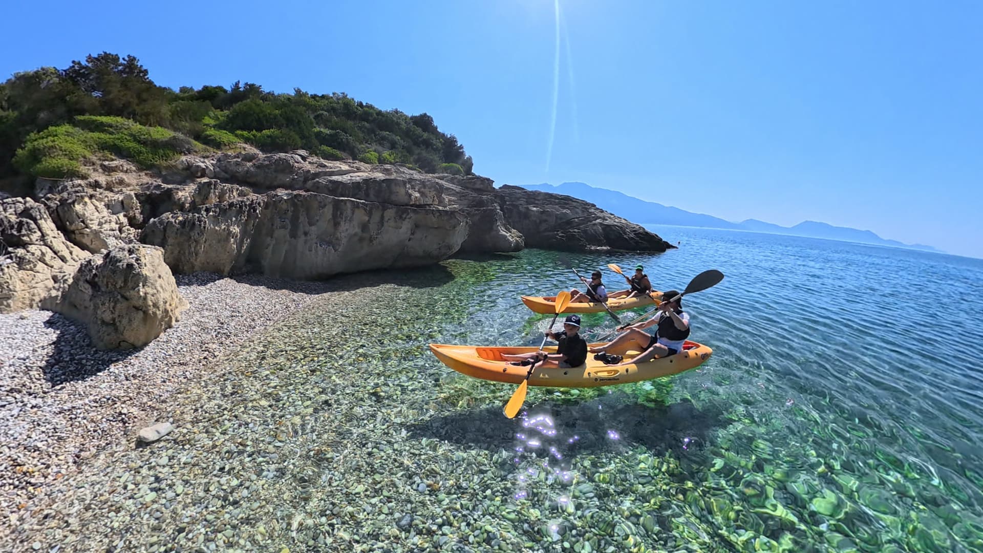 Kayaking experience in Paleros & Pogonia